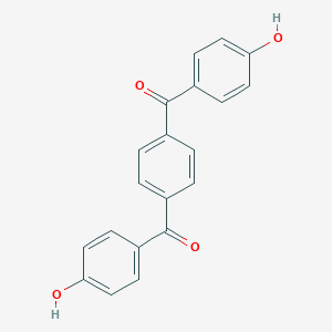 molecular formula C20H14O4 B176241 [4-(4-Hydroxy-benzoyl)-phenyl]-(4-hydroxy-phenyl)-methanone CAS No. 15517-46-1