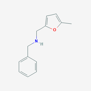 molecular formula C13H15NO B176262 Benzyl-(5-methyl-furan-2-ylmethyl)-amine CAS No. 130539-99-0