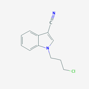 molecular formula C12H11ClN2 B176265 1-(3-Chloropropyl)-3-cyanoindole CAS No. 156237-50-2