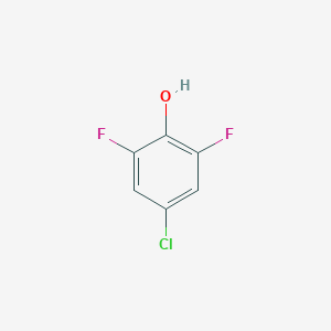molecular formula C6H3ClF2O B176277 4-Chloro-2,6-difluorophenol CAS No. 164790-68-5