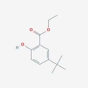 molecular formula C13H18O3 B176278 5-tert-Butyl-2-hydroxy-benzoic acid ethyl ester CAS No. 187273-01-4