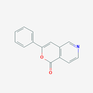 molecular formula C14H9NO2 B176285 3-Phenyl-1H-pyrano[4,3-c]pyridin-1-one CAS No. 118160-04-6