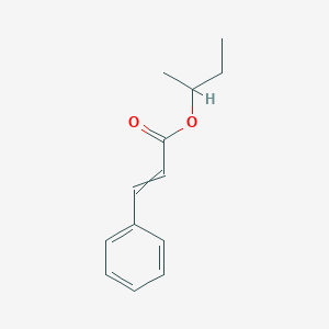molecular formula C13H16O2 B176294 Butan-2-yl 3-phenylprop-2-enoate CAS No. 17377-82-1