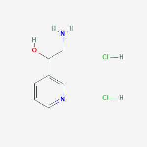 molecular formula C7H12Cl2N2O B176316 2-Hydroxy-3-pyridyl ethylamine dihydrochloride CAS No. 101012-01-5