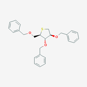 (2R,3S,4S)-3,4-Bis(benzyloxy)-2-((benzyloxy)methyl)tetrahydrothiophene