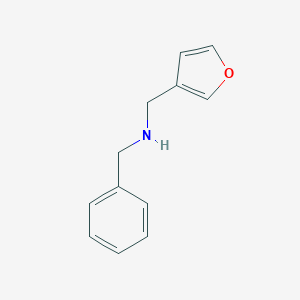 molecular formula C12H13NO B176324 N-(3-Furylmethyl)benzylamine CAS No. 179057-37-5