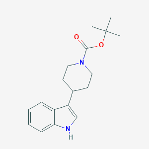 molecular formula C18H24N2O2 B176326 Tert-butyl 4-(1H-indol-3-YL)piperidine-1-carboxylate CAS No. 155302-28-6