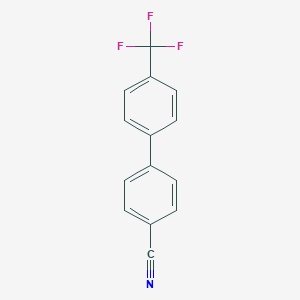 molecular formula C14H8F3N B176337 4-Cyano-4'-(Trifluoromethyl)biphenyl CAS No. 140483-60-9