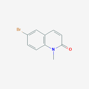 molecular formula C10H8BrNO B176343 6-Bromo-1-methylquinolin-2(1H)-one CAS No. 16717-25-2