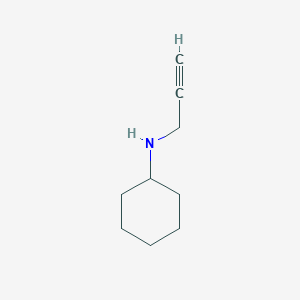 molecular formula C9H15N B176354 N-(prop-2-yn-1-yl)cyclohexanamine CAS No. 18292-76-7