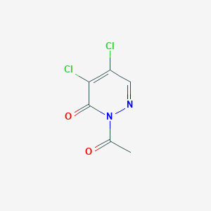 molecular formula C6H4Cl2N2O2 B176362 2-acetyl-4,5-dichloropyridazin-3(2H)-one CAS No. 155164-63-9