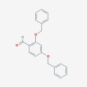 molecular formula C21H18O3 B176367 2,4-Bis(benzyloxy)benzaldehyde CAS No. 13246-46-3