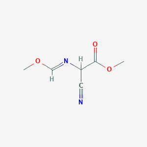 Methyl 2-cyano-2-(methoxymethylideneamino)acetate
