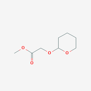 molecular formula C8H14O4 B176374 Methyl 2-((tetrahydro-2H-pyran-2-yl)oxy)acetate CAS No. 135643-82-2