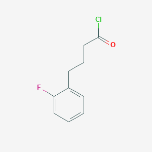 molecular formula C10H10ClFO B176393 4-(2-Fluorophenyl)butyryl chloride CAS No. 166251-26-9