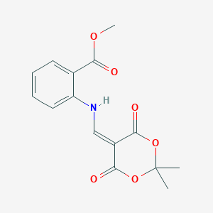 2-[(2,2-Dimethyl-4,6-dioxo-[1,3]dioxan-5-ylidenemethyl)-amino]-benzoic acid methyl ester