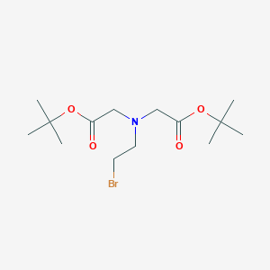 molecular formula C14H26BrNO4 B017644 DI-Tert-butyl-2-bromoethyliminodiacetate CAS No. 146432-43-1