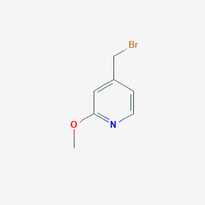 molecular formula C7H8BrNO B176453 4-(Bromomethyl)-2-methoxypyridine CAS No. 120277-15-8