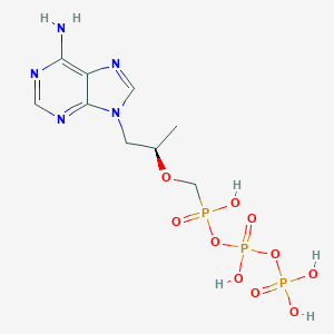 molecular formula C9H16N5O10P3 B176457 [2-(6-氨基-9H-嘌呤-9-基)-1-甲基乙氧基]甲基三磷酸盐 CAS No. 166403-66-3