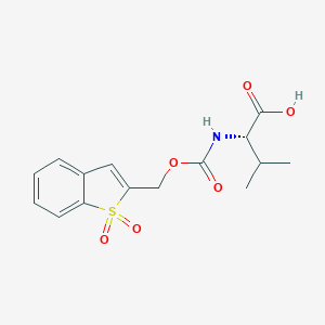 molecular formula C15H17NO6S B176460 N-Bsmoc-L-valine CAS No. 197245-17-3