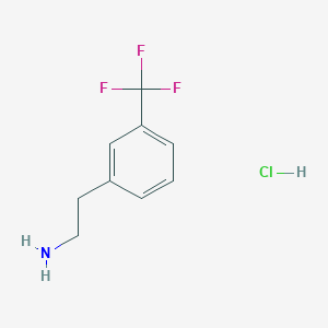 molecular formula C9H11ClF3N B176470 3-(Trifluoromethyl)phenethylamine hydrochloride CAS No. 141029-17-6