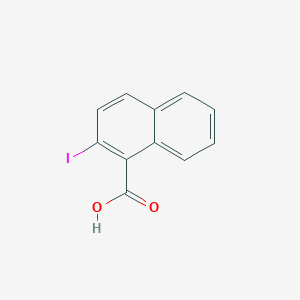 molecular formula C11H7IO2 B176473 2-Iodonaphthalene-1-carboxylic acid CAS No. 17542-06-2