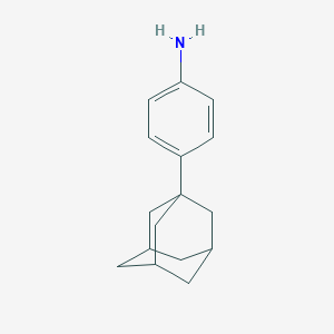 molecular formula C16H21N B176474 4-(1-Adamantyl)aniline CAS No. 1459-48-9