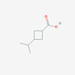 molecular formula C8H14O2 B176483 3-Isopropylcyclobutanecarboxylic acid CAS No. 13363-91-2