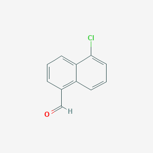 molecular formula C11H7ClO B176493 5-Chloro-1-naphthaldehyde CAS No. 151222-57-0