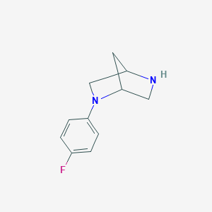 2-(4-Fluorophenyl)-2,5-diazabicyclo[2.2.1]heptane