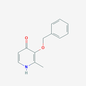 molecular formula C13H13NO2 B176512 3-(benzyloxy)-2-methyl-4(1H)-pyridinone CAS No. 150630-13-0