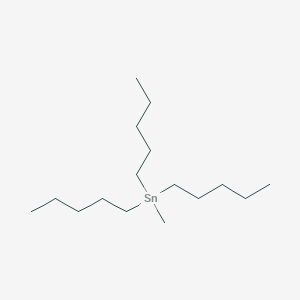 molecular formula C16H36Sn B176518 Stannane, methyltripentyl- CAS No. 108110-01-6