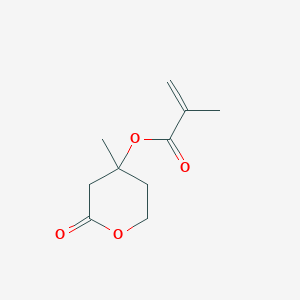 molecular formula C10H14O4 B176524 Methacrylic Acid 4-Methyl-2-oxotetrahydro-2H-pyran-4-yl Ester CAS No. 177080-66-9