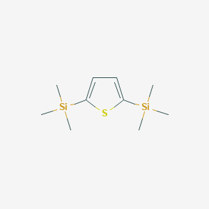 molecular formula C10H20SSi2 B176529 2,5-Bis(trimethylsilyl)thiophene CAS No. 17906-71-7