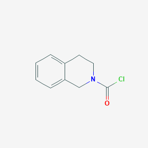 molecular formula C10H10ClNO B176545 3,4-dihydroisoquinoline-2(1H)-carbonyl chloride CAS No. 199480-42-7