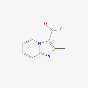 molecular formula C9H7ClN2O B176550 2-Methylimidazo[1,2-a]pyridine-3-carbonyl chloride CAS No. 135854-51-2