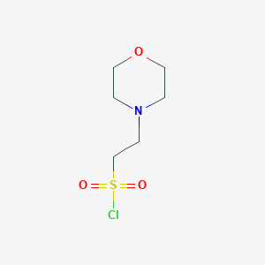 molecular formula C6H12ClNO3S B176552 2-(Morpholin-4-YL)ethane-1-sulfonyl chloride CAS No. 103654-84-8
