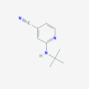 molecular formula C10H13N3 B176557 2-(Tert-butylamino)isonicotinonitrile CAS No. 127680-80-2