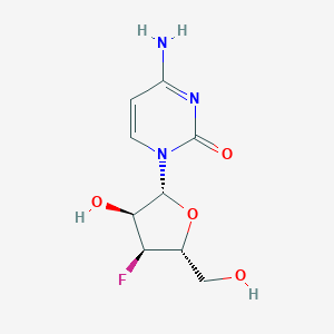 molecular formula C9H12FN3O4 B176562 3'-Fluoro-3'-deoxycytidine CAS No. 123402-20-0