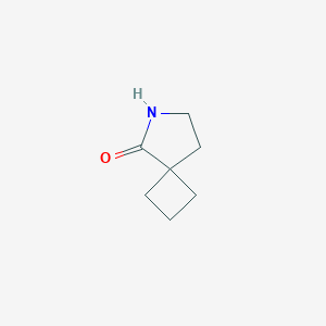 molecular formula C7H11NO B176571 6-Azaspiro[3.4]octan-5-one CAS No. 1193-30-2