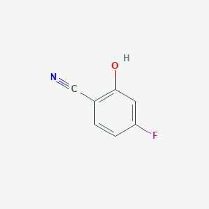 molecular formula C7H4FNO B176574 4-氟-2-羟基苯甲腈 CAS No. 186590-01-2