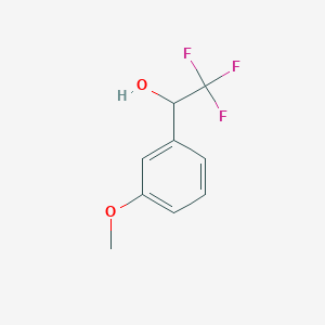 molecular formula C9H9F3O2 B176595 2,2,2-Trifluoro-1-(3-methoxyphenyl)ethanol CAS No. 128816-77-3