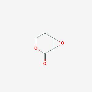 molecular formula C5H6O3 B176597 3,7-Dioxabicyclo[4.1.0]heptan-2-one CAS No. 197248-90-1