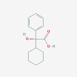 molecular formula C14H18O3 B017660 (R)-Cyclohexylhydroxyphenylacetic acid CAS No. 20585-39-1