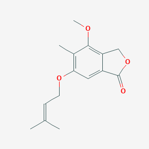 1(3H)-Isobenzofuranone, 4-methoxy-5-methyl-6-((3-methyl-2-butenyl)oxy)-