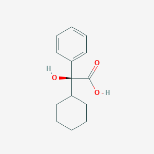 molecular formula C14H18O3 B017661 (S)-Cyclohexyl-hydroxy-phenyl-acetic acid CAS No. 20585-34-6