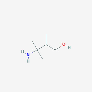 molecular formula C6H15NO B176618 3-Amino-2,3-dimethylbutan-1-OL CAS No. 164656-83-1