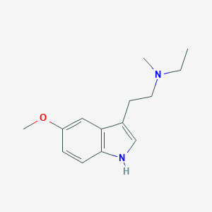 molecular formula C14H20N2O B176629 N-ethyl-N-methyl-5-methoxy-tryptamine CAS No. 16977-53-0