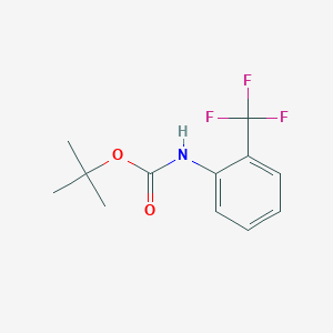 molecular formula C12H14F3NO2 B176687 tert-Butyl (2-(trifluoromethyl)phenyl)carbamate CAS No. 141940-36-5