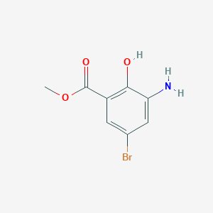 Methyl 3-amino-5-bromo-2-hydroxybenzoate